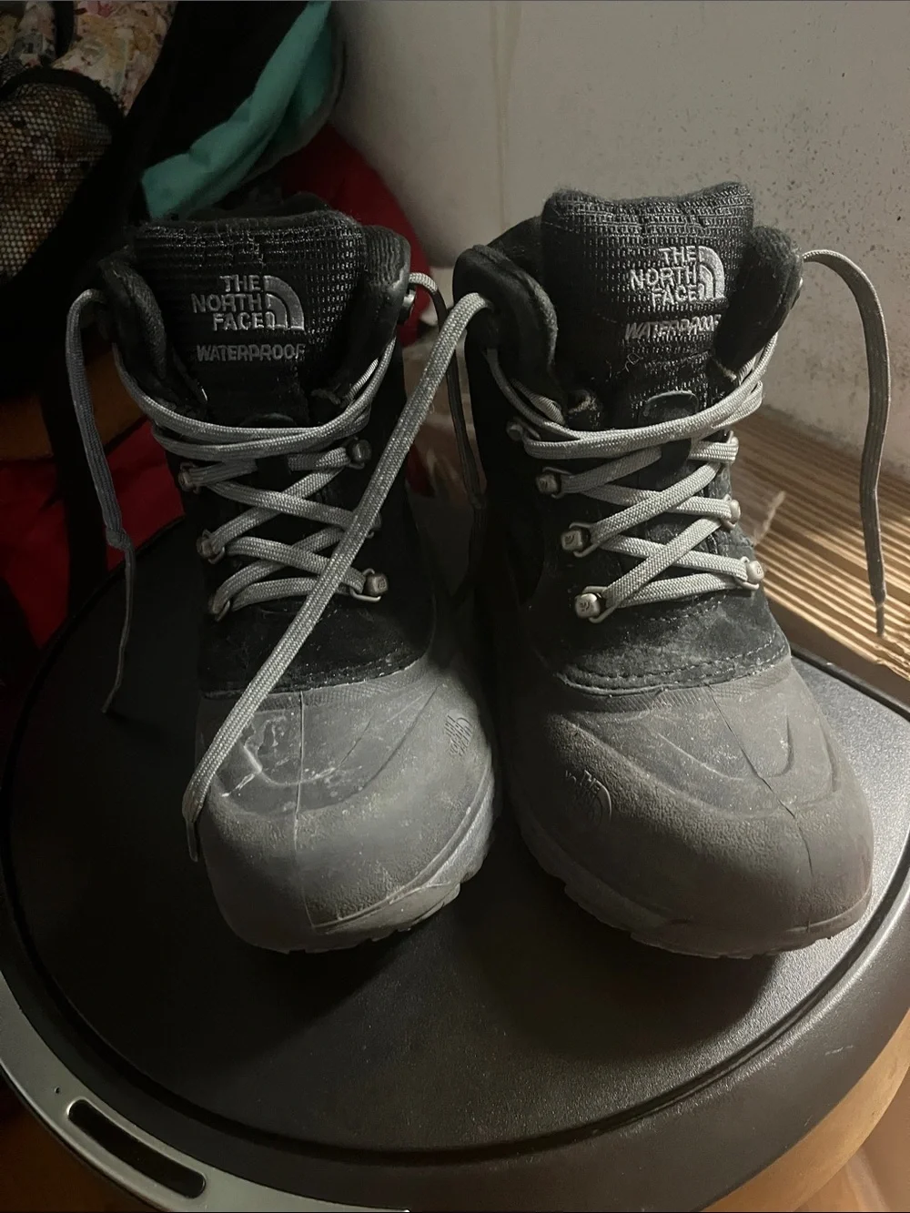 The North Face Men's Black Lace-Up Outdoor Boots